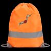 Hi-Vis Stafford Drawstring Tote Backpack Thumbnail