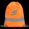 Hi-Vis Stafford Drawstring Tote Backpack Thumbnail