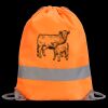 Hi-Vis Stafford Drawstring Tote Backpack Thumbnail