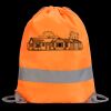 Hi-Vis Stafford Drawstring Tote Backpack Thumbnail