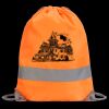 Hi-Vis Stafford Drawstring Tote Backpack Thumbnail