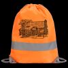 Hi-Vis Stafford Drawstring Tote Backpack Thumbnail