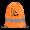 Hi-Vis Stafford Drawstring Tote Backpack Thumbnail