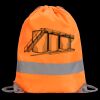 Hi-Vis Stafford Drawstring Tote Backpack Thumbnail