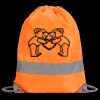 Hi-Vis Stafford Drawstring Tote Backpack Thumbnail