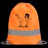 Hi-Vis Stafford Drawstring Tote Backpack Thumbnail