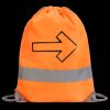 Hi-Vis Stafford Drawstring Tote Backpack Thumbnail