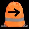 Hi-Vis Stafford Drawstring Tote Backpack Thumbnail