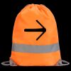 Hi-Vis Stafford Drawstring Tote Backpack Thumbnail