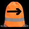 Hi-Vis Stafford Drawstring Tote Backpack Thumbnail