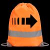Hi-Vis Stafford Drawstring Tote Backpack Thumbnail