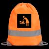Hi-Vis Stafford Drawstring Tote Backpack Thumbnail