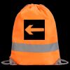 Hi-Vis Stafford Drawstring Tote Backpack Thumbnail
