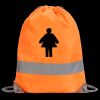 Hi-Vis Stafford Drawstring Tote Backpack Thumbnail