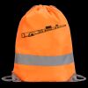 Hi-Vis Stafford Drawstring Tote Backpack Thumbnail