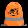Hi-Vis Stafford Drawstring Tote Backpack Thumbnail