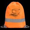 Hi-Vis Stafford Drawstring Tote Backpack Thumbnail
