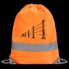 Hi-Vis Stafford Drawstring Tote Backpack Thumbnail