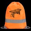 Hi-Vis Stafford Drawstring Tote Backpack Thumbnail