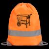 Hi-Vis Stafford Drawstring Tote Backpack Thumbnail
