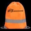 Hi-Vis Stafford Drawstring Tote Backpack Thumbnail