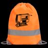 Hi-Vis Stafford Drawstring Tote Backpack Thumbnail