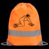 Hi-Vis Stafford Drawstring Tote Backpack Thumbnail