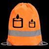 Hi-Vis Stafford Drawstring Tote Backpack Thumbnail