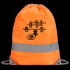 Hi-Vis Stafford Drawstring Tote Backpack Thumbnail
