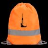 Hi-Vis Stafford Drawstring Tote Backpack Thumbnail