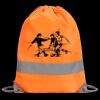 Hi-Vis Stafford Drawstring Tote Backpack Thumbnail