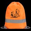 Hi-Vis Stafford Drawstring Tote Backpack Thumbnail