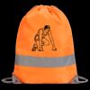 Hi-Vis Stafford Drawstring Tote Backpack Thumbnail
