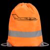 Hi-Vis Stafford Drawstring Tote Backpack Thumbnail