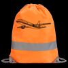 Hi-Vis Stafford Drawstring Tote Backpack Thumbnail