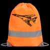 Hi-Vis Stafford Drawstring Tote Backpack Thumbnail