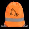 Hi-Vis Stafford Drawstring Tote Backpack Thumbnail