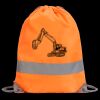 Hi-Vis Stafford Drawstring Tote Backpack Thumbnail