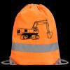Hi-Vis Stafford Drawstring Tote Backpack Thumbnail