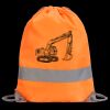 Hi-Vis Stafford Drawstring Tote Backpack Thumbnail