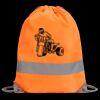 Hi-Vis Stafford Drawstring Tote Backpack Thumbnail