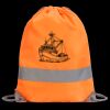 Hi-Vis Stafford Drawstring Tote Backpack Thumbnail