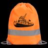 Hi-Vis Stafford Drawstring Tote Backpack Thumbnail