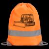 Hi-Vis Stafford Drawstring Tote Backpack Thumbnail