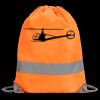 Hi-Vis Stafford Drawstring Tote Backpack Thumbnail