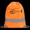 Hi-Vis Stafford Drawstring Tote Backpack Thumbnail