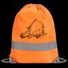 Hi-Vis Stafford Drawstring Tote Backpack Thumbnail